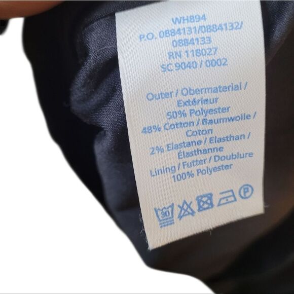 Boden Women's Black Knit Polka Dot Dress Size 12L - Picture 6 of 6